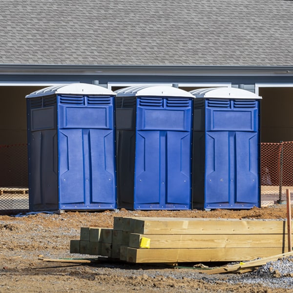 how can i report damages or issues with the porta potties during my rental period in Weymouth Town